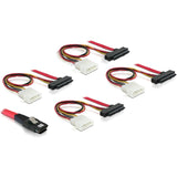 Deckel Mini SAS SFF-8087> 4 x SAS SFP-8482 + Power