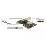 Delock PCI Express Card> 1 x 10 Gigabit LAN NBASE-T RJ45