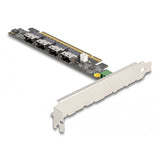 Delock PCI Express X16 Card to 4 x Internal SFF-8654 4I N