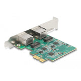 Delock PCI Express X1 Card to 2 x RJ45 2.5 Gigabit LAN RT
