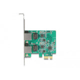 Delock PCI Express X1 Card to 2 x RJ45 2.5 Gigabit LAN RT
