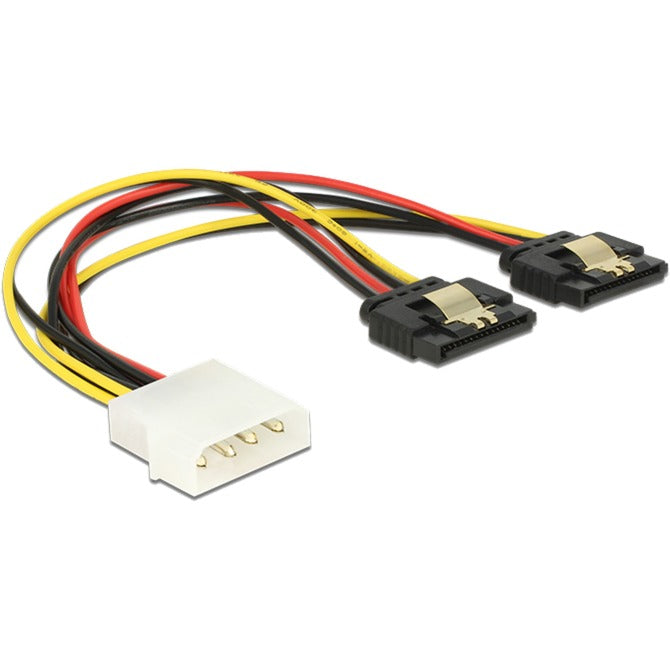 Delock Molex 4-pinners hann> 2 x SATA 15-pinn