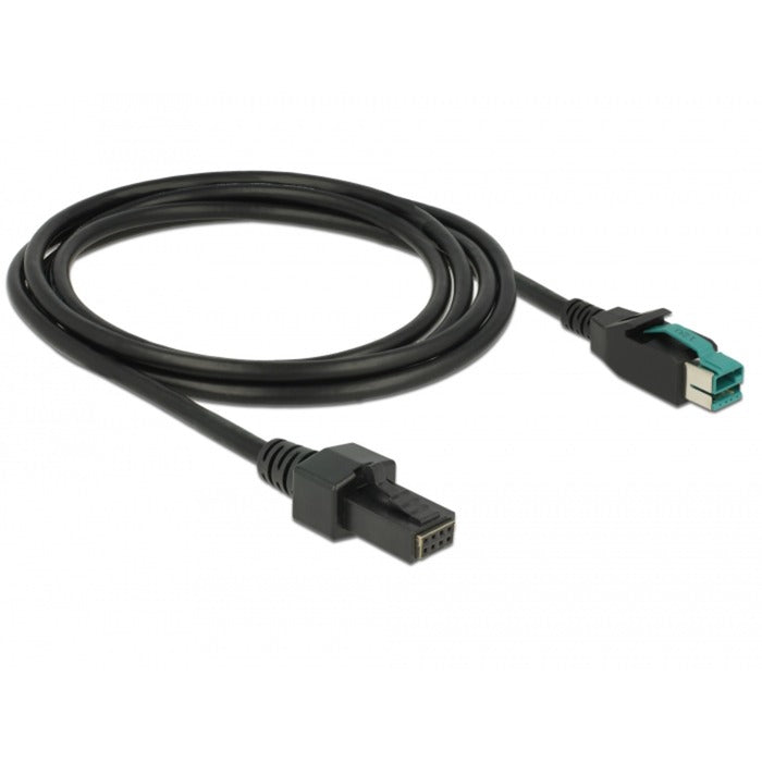 Delock PowerEdusb Cable Masculino 12 V> 2 x 4 pinos macho para P