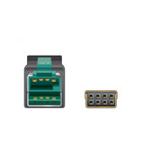 Delock PowerEdusb Cable Masculino 12 V> 2 x 4 pinos macho para P