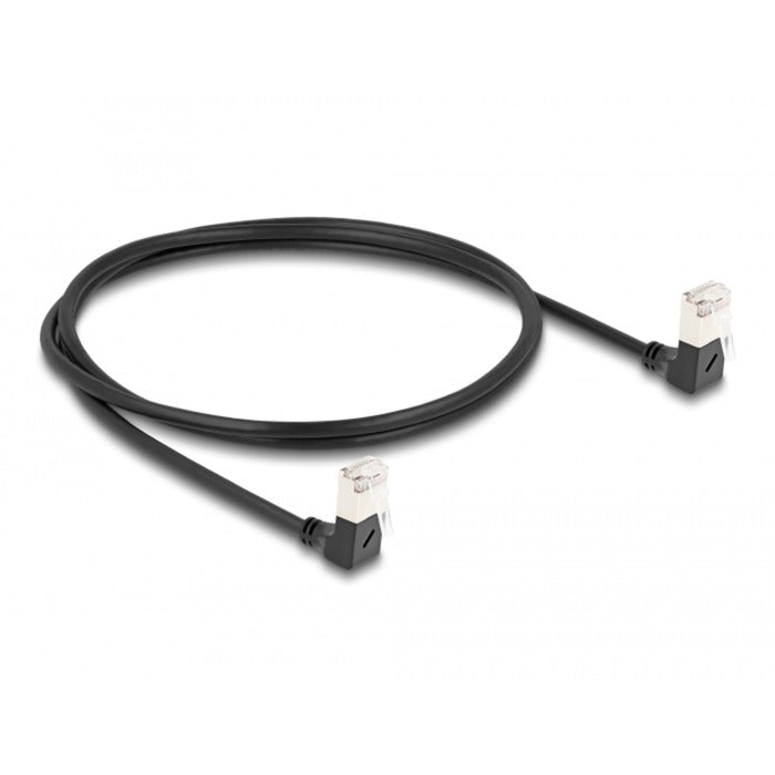 Delock RJ45 Network Cable Cat.6a s ftp vitko 90 ° navzdol