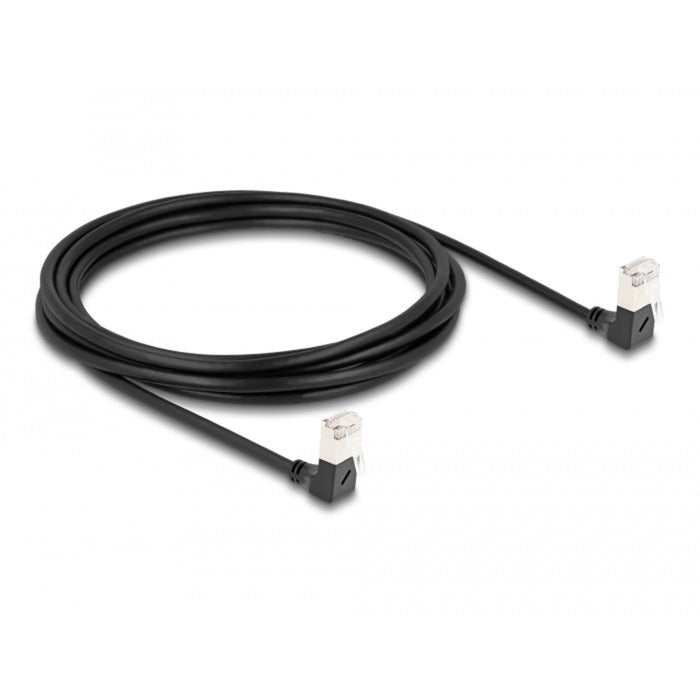 Delock RJ45 Network Cable Cat.6a s ftp vitko 90 ° navzdol