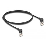 Delock RJ45 Network Cable Cat.6a S FTP Slim 90 ° Upwards