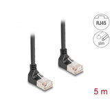 DELOCK RJ45 Omrežni kabel Cat.6a S FTP Slim 90 ° navzgor