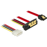 Delock Sata 7 Pin + Molex 4 Pin Power Plug> SATA 22 PIN