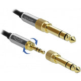 Delock Stereo Jack 3,5 mm 3-polet mand> Kvinde