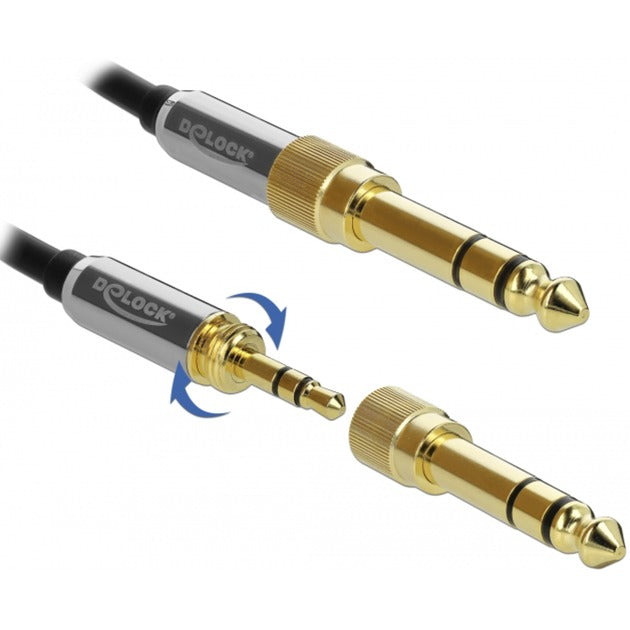 Delock Stereo Jack 3,5 mm 3-polet mand> Kvinde