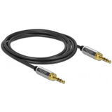 Delock stereo cable 3.5 mm 3 PIN plug> 3.5 mm 3 pin-st