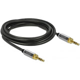 Delock stereo cable 3.5 mm 3 PIN plug> 3.5 mm 3 pin-st