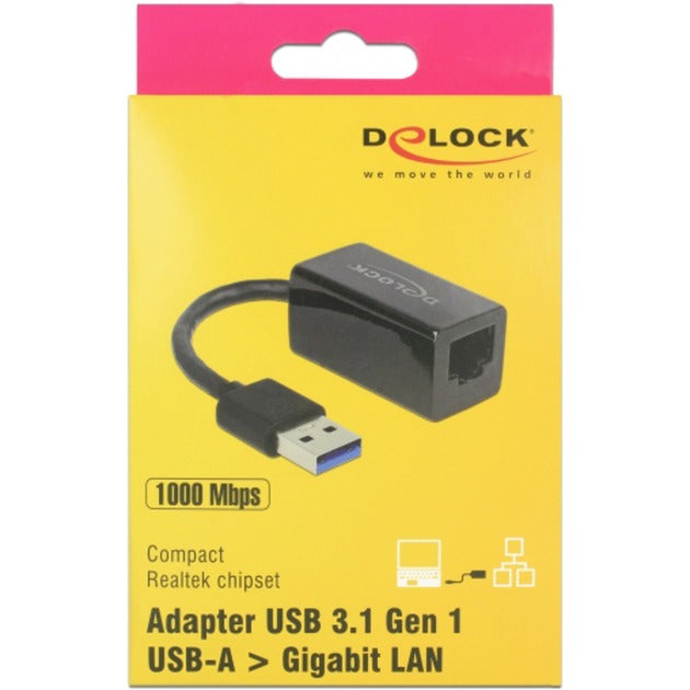 Delock Superspeed USB-A (USB 3.1 Gen 1) männlich> Gigabit LA