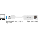 Deckes supersped USB-A (USB 3.1 Gen 1) männlech> Gigabit la