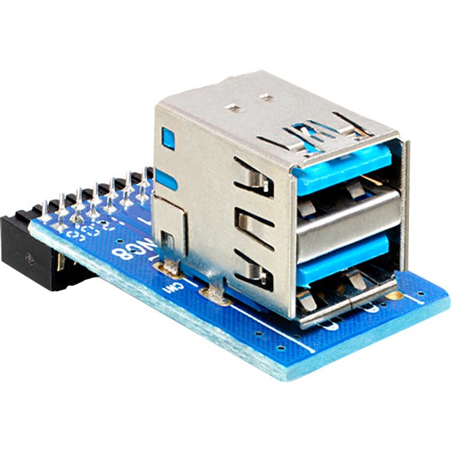 Delock USB 3.0 Pin Weader Femmina> 2 X USB 3.0 Femmina