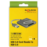 Delock USB 3.0 card reader for XQD 2.0 memory cards