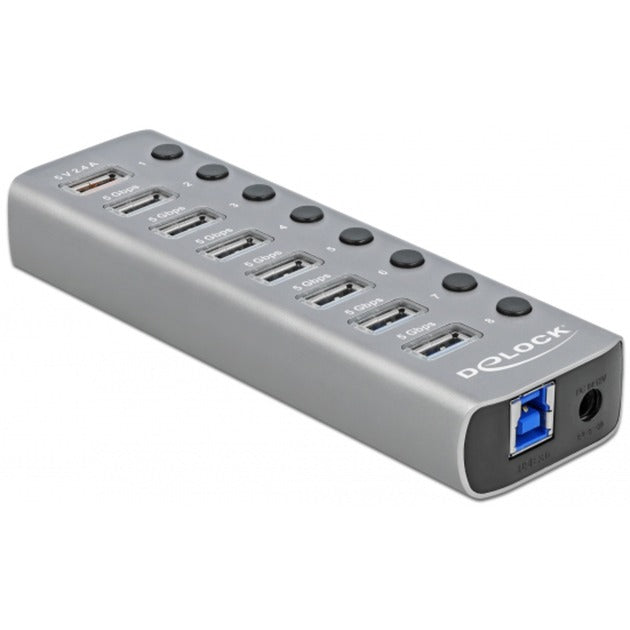Delock USB 3.2 Gen 1 Hub with 7 gates