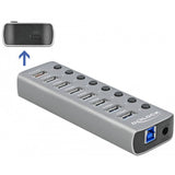 Delock USB 3.2 Gen 1 Hub with 7 gates