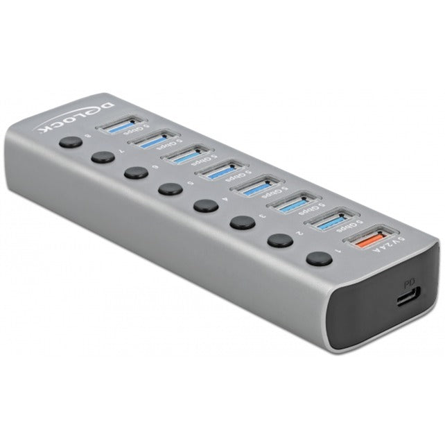 Delock USB 3.2 Gen 1 Hub with 7 gates