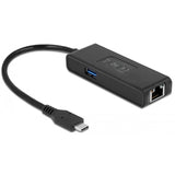 Delock USB-C Adapter to 2.5 Gigabit LAN with USB-A Femal