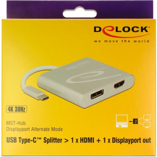 Deckéiert USB-C> 1X HDMM + 1X Displayport