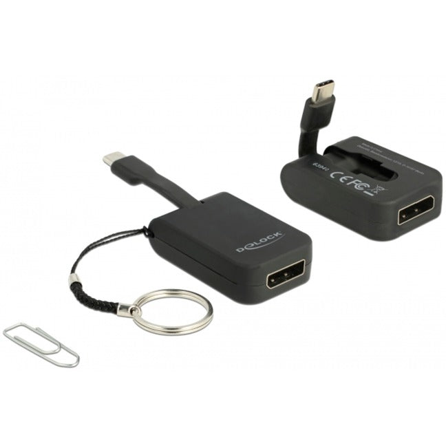 Deckéiert USB-c> Afficheport Adapter Schlësselring