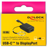 Deckéiert USB-c> Afficheport Adapter Schlësselring