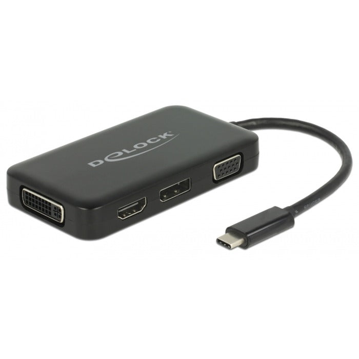 Delock USB-C> VGA HDMI DVI DisplayPort