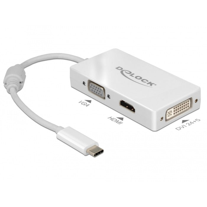 Delock USB-C> VGA HDMI DVI