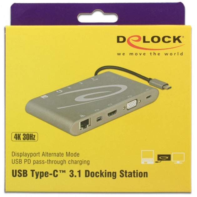 Deckéiert USB Typ-C 3.1 Docking Station 4K 30 HZ