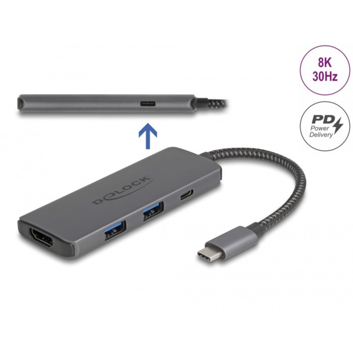 Deckéiert USB Typ-C Docking Station 8k