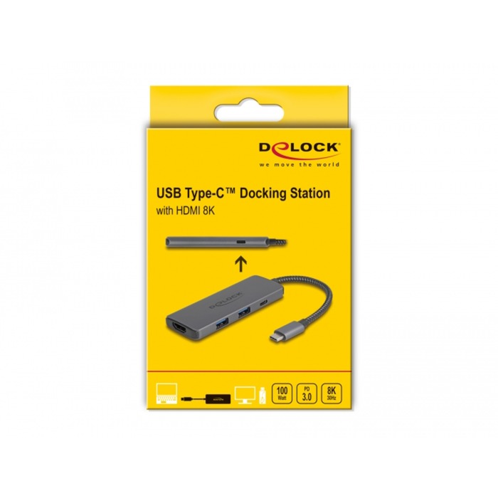 Deckéiert USB Typ-C Docking Station 8k