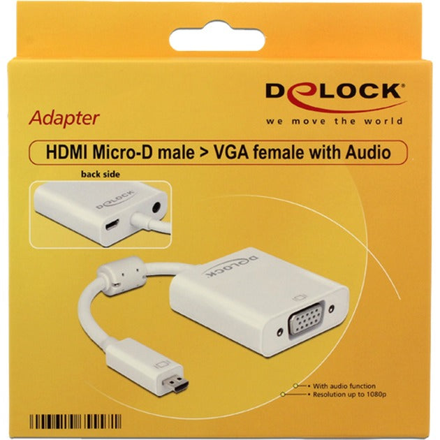 Delock Micro-HDMI na adaptér VGA
