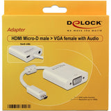 Delock Micro-HDMI na adaptér VGA