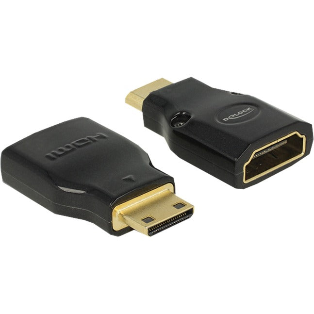 Delock mini hdmi c mâle à hdmi une femme