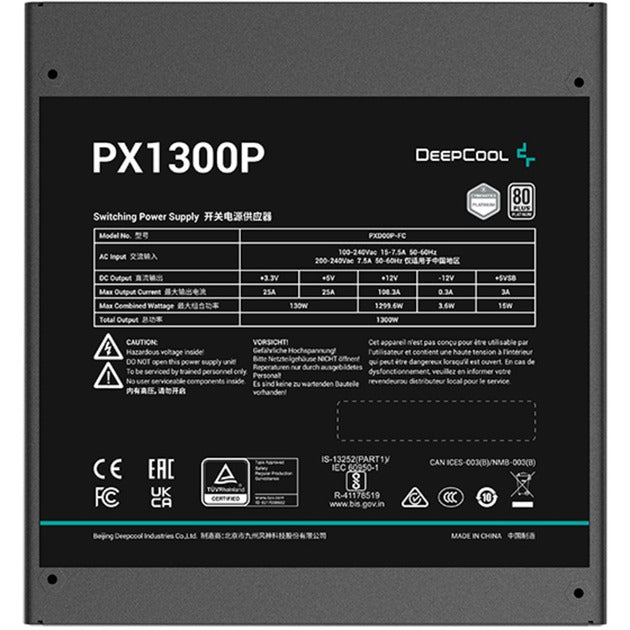 DeepCool PX-P 1300W Platino