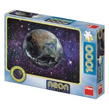 Dinotoys Dino Puzzle - Glow in the Dark Planet Earth - 1000 pieces