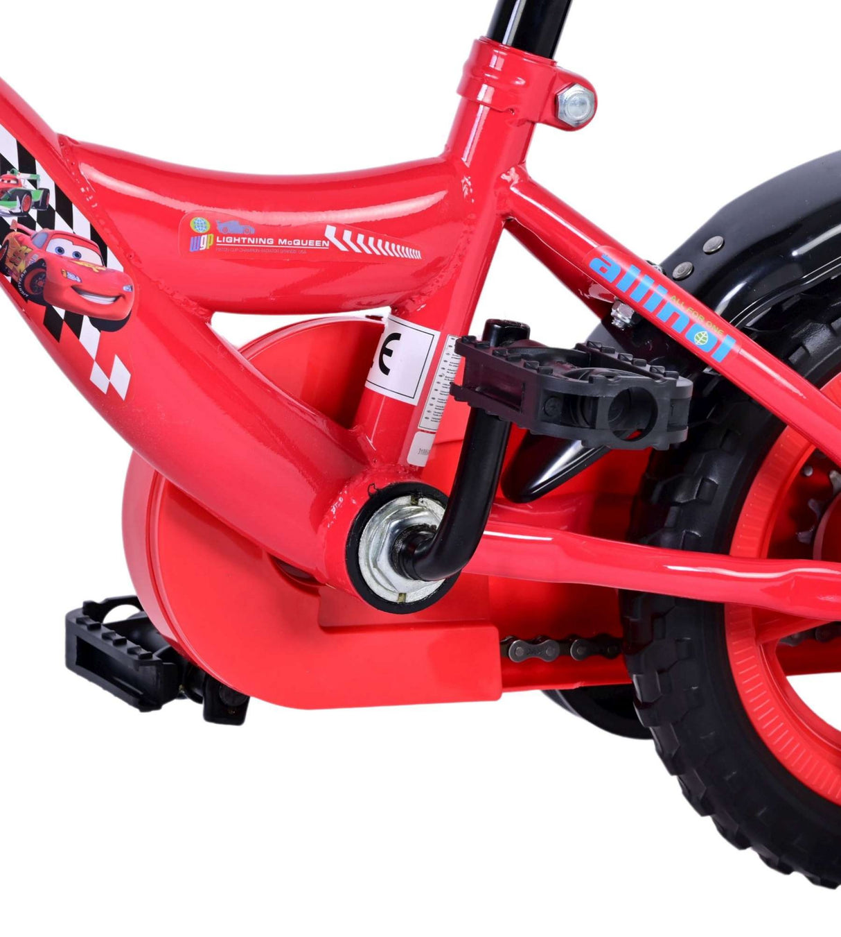 Disney Cars Children's Bicycle - Boys - 10 Inch - Red - Trapper