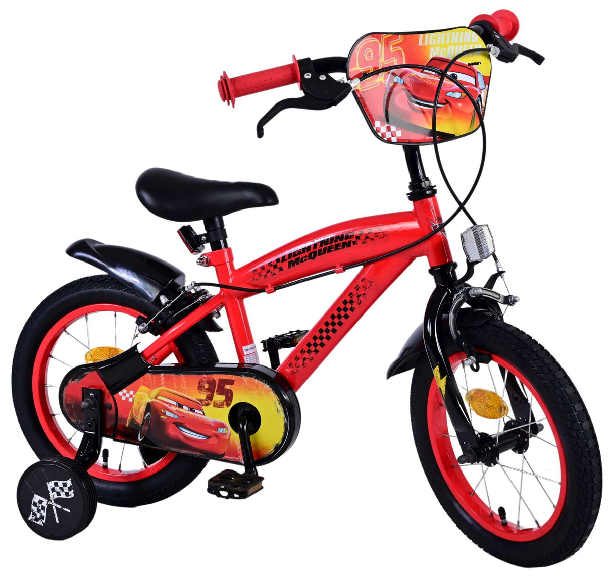 Disney Disney Disney Bike Bike Boys 14 pulgadas Red dos manos de la mano