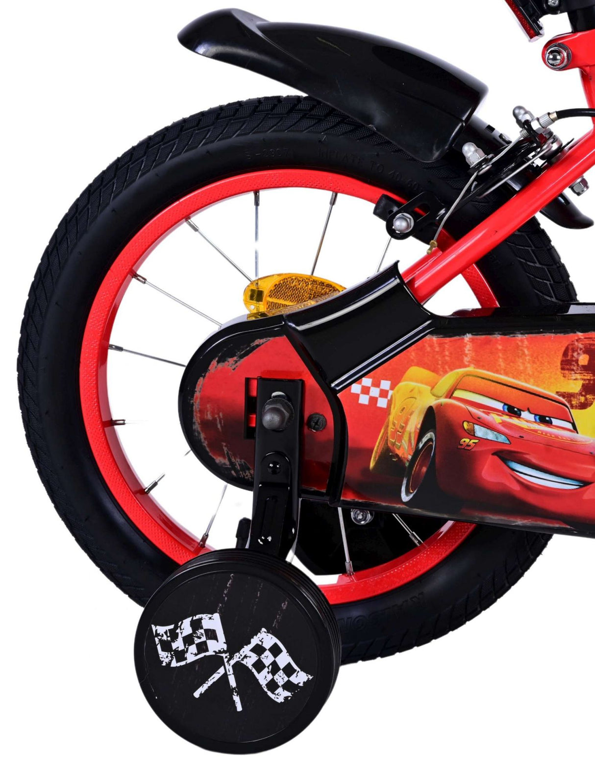 Disney Disney Disney Bike Bike Boys 14 pulgadas Red dos manos de la mano