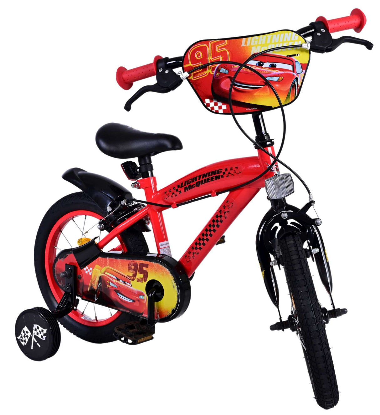 Disney Disney Disney Bike Bike Boys 14 pulgadas Red dos manos de la mano