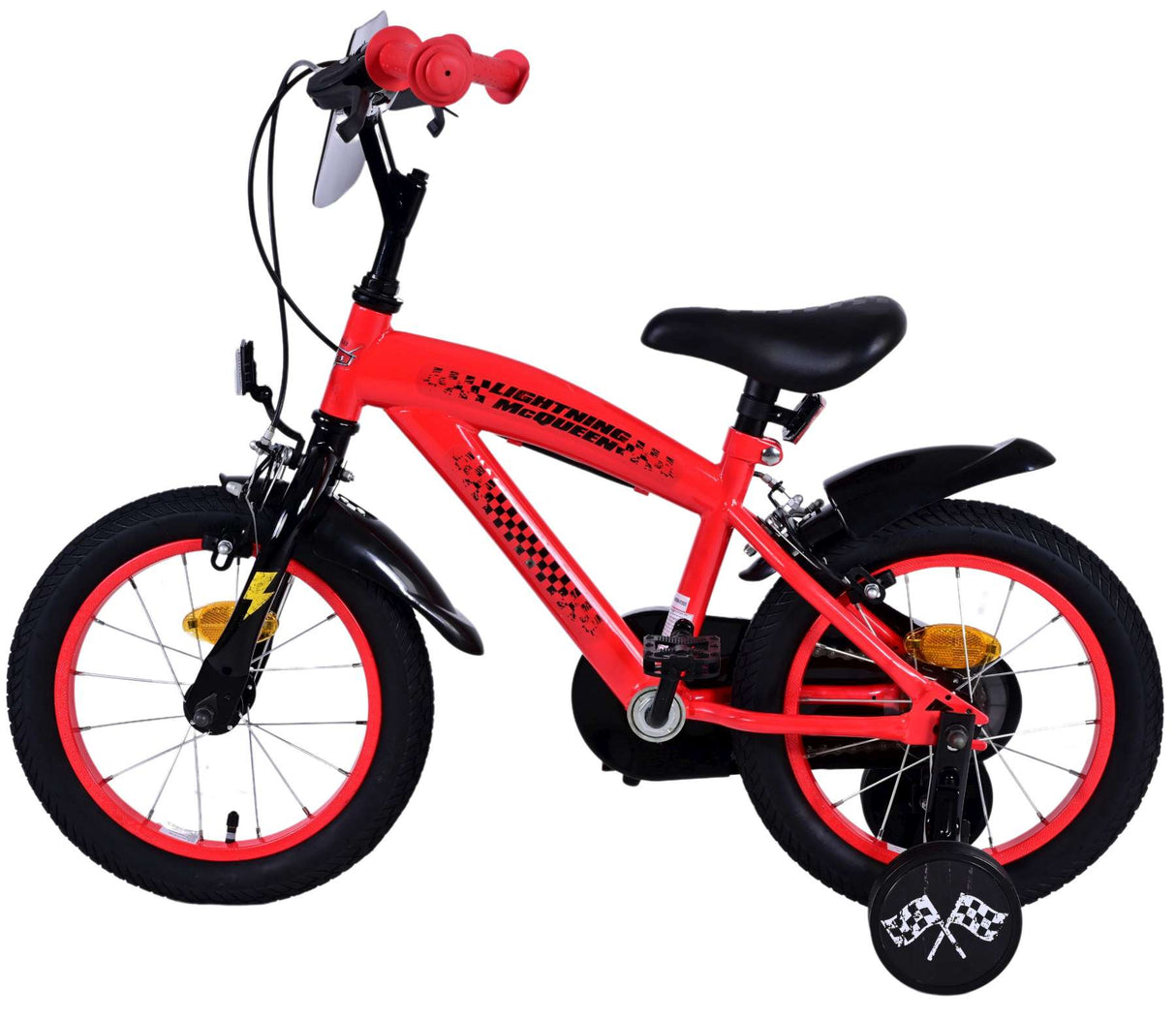 Disney Disney Disney Bike Bike Boys 14 pulgadas Red dos manos de la mano