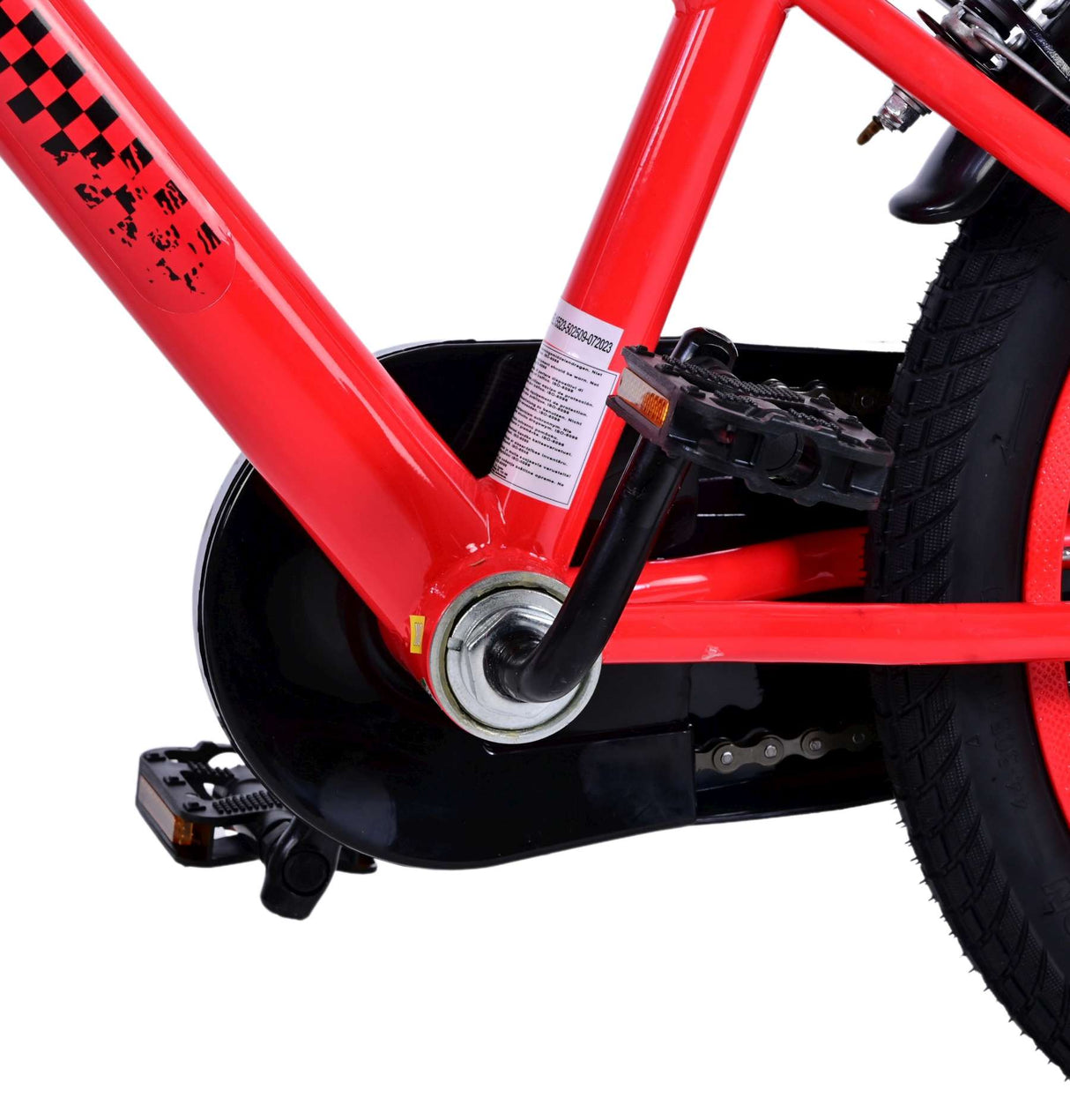 Disney Disney Children's Bike Boys 16 tommers rød 2 håndbremser