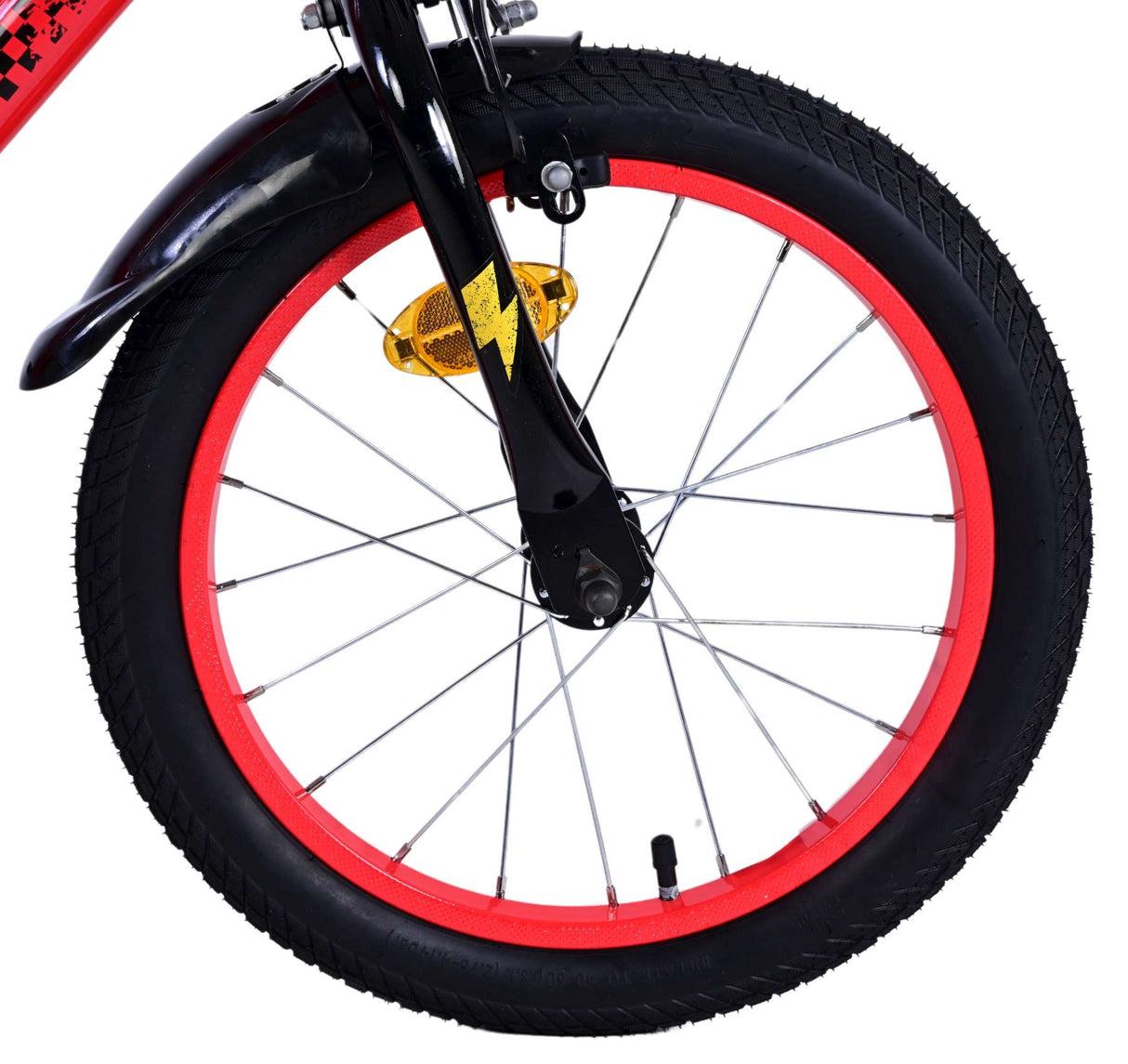 Disney Disney Children's Bike Boys 16 tommers rød 2 håndbremser