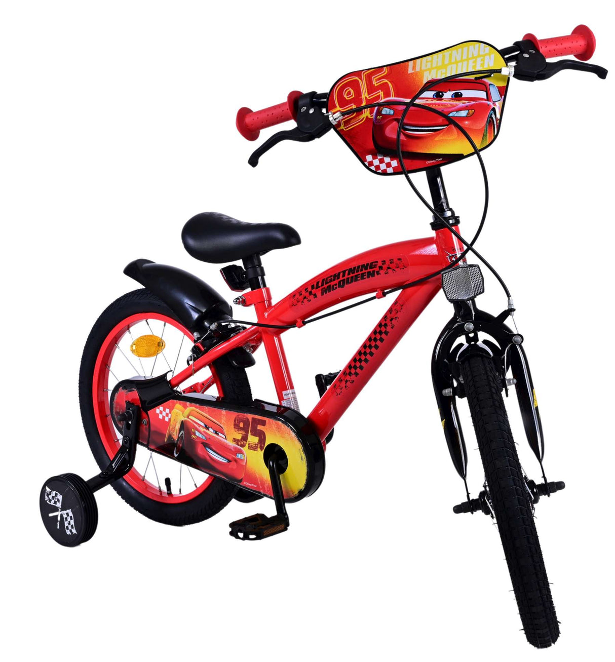 Disney Disney Children's Bike Boys 16 tommers rød 2 håndbremser