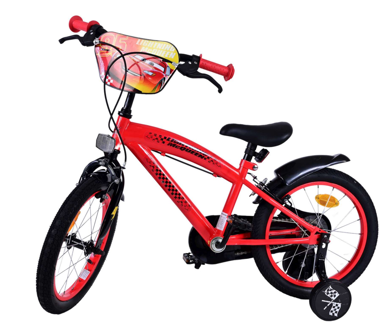 Disney Disney Children's Bike Boys 16 tommers rød 2 håndbremser