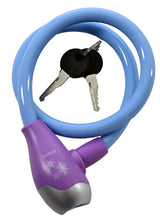 Disney die eiskönigin frozen cable lock blue purple