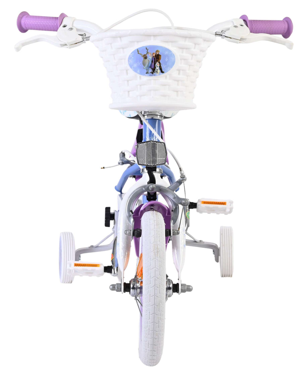Disney Frozen 2 children's bicycle - girls - 12 inch - blue-purple - two hand brakes