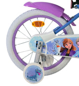 Volare disney frozen 2 kinderfahrrad - mädchen - 16 zoll - blau lila